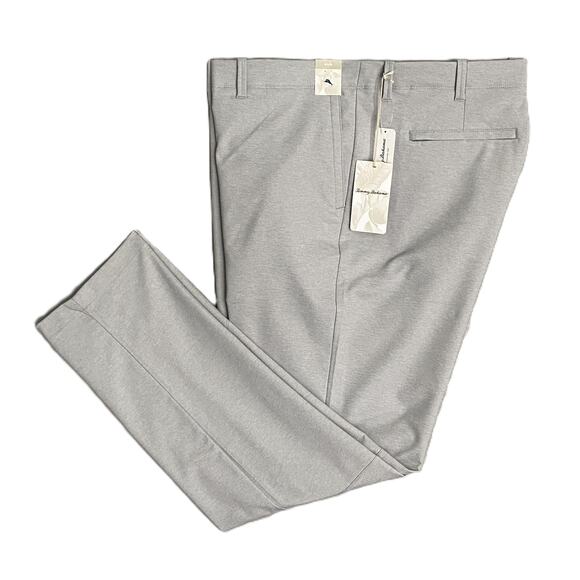 Tommy Bahama Men's 44x34 "On Par Flat Front" Pants Harbor Mist NEW - Picture 1 of 12